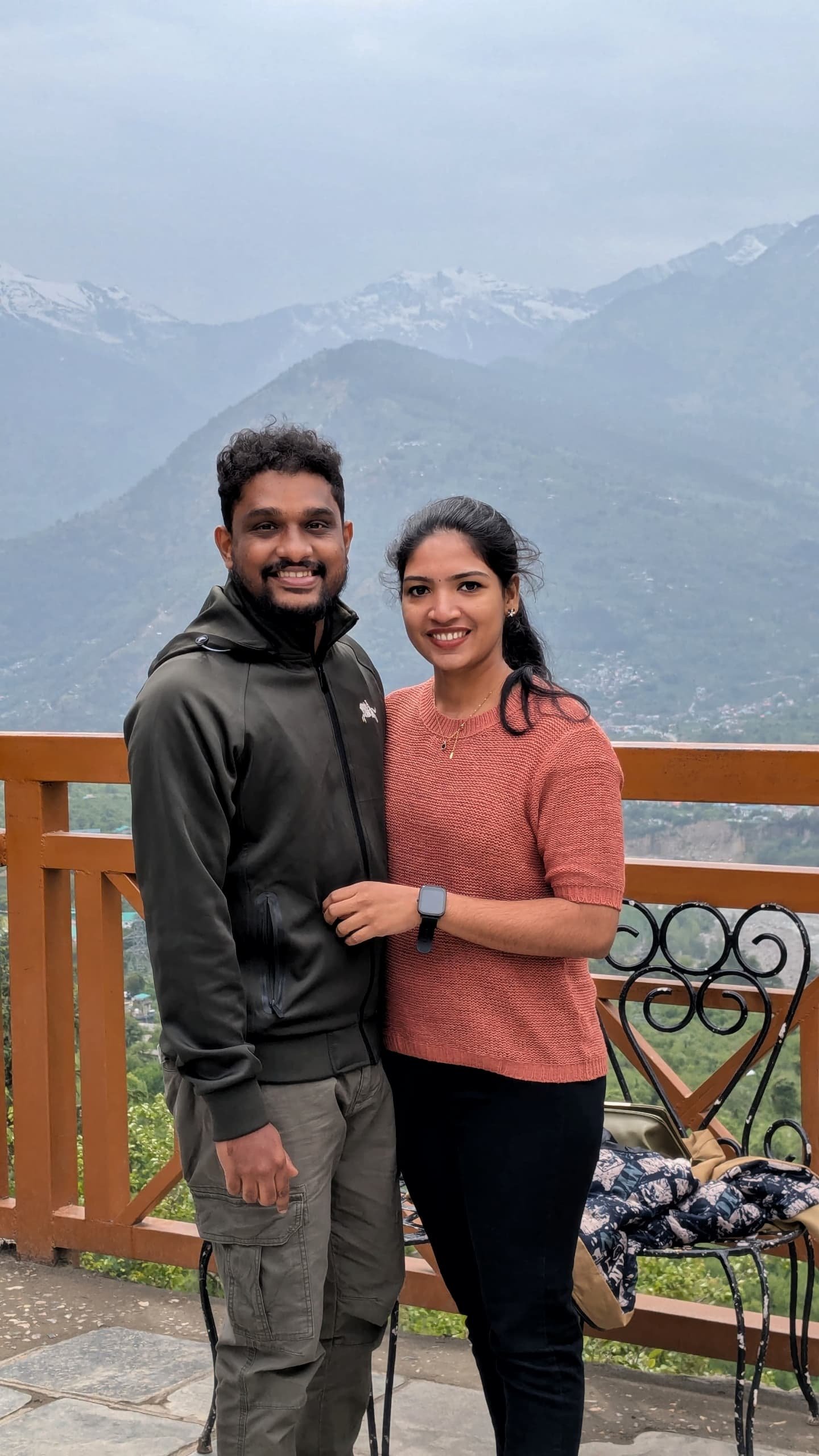 Couple exploring a city